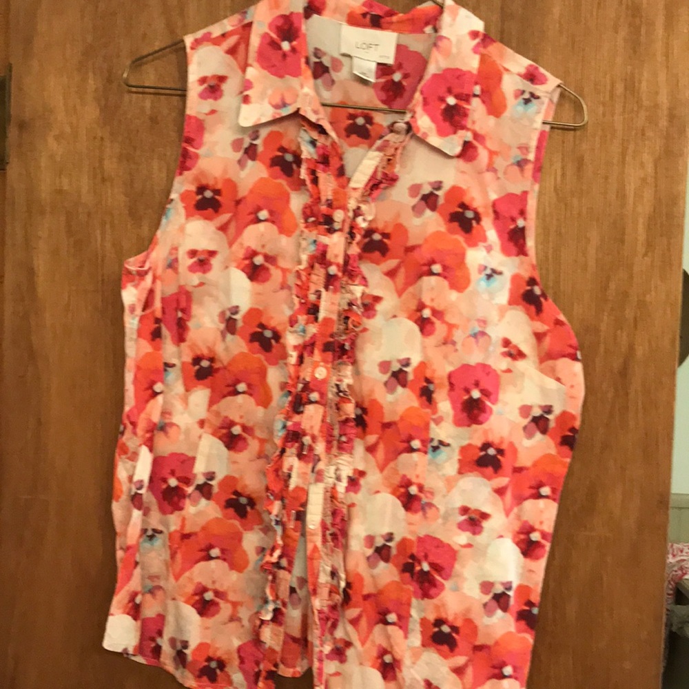 LOFT multi colored top